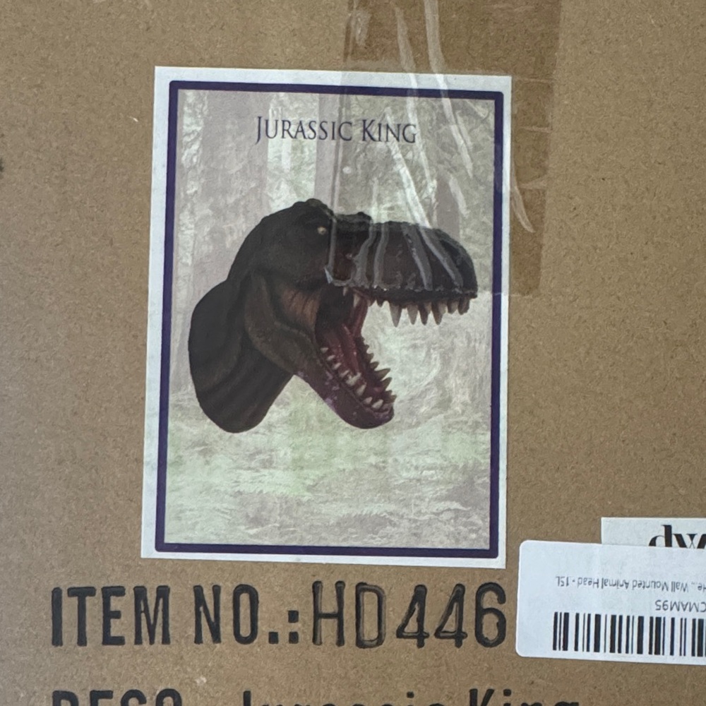 Jurassic King Dinosaur Wall Art